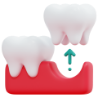 tooth extraction 3d render icon illustration png